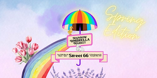 Imagen principal de Rainbow Umbrella Market : Spring Edition