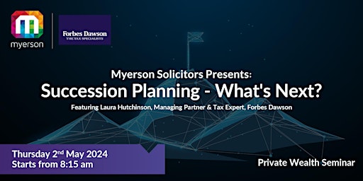 Imagem principal do evento Succession Planning - What's Next?