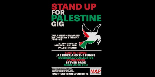 Imagem principal do evento Stand Up for Palestine fundraiser