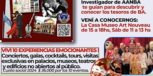 Hauptbild für Willy Pastrana te invita de abril a dic. a Palacios, Teatros, Museos y más!