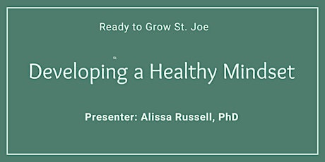Developing a Healthy Mindset
