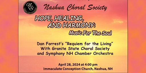 Nashua Choral Society Spring Concert primary image