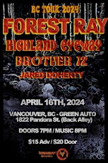 Forest Ray, Highland Eyeway, Brother 12, Jared Doherty