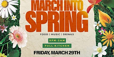 March Into Spring (No Cover W/Rsvp) primary image