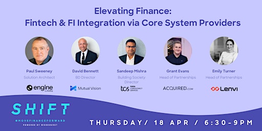 Imagem principal do evento Elevating Finance with Fintech & FI Integration via Core System Providers
