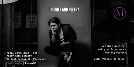 In Grief and Poetry with Patrick de Belen - screening + poetry + workshop