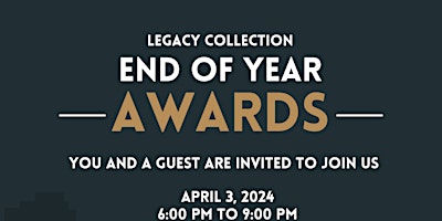 Immagine principale di Legacy Collection End of Year Awards 