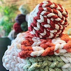 Chunky Hand-Knit Pillow at The Book Cellar primary image