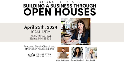 Doors to Deals - Building a Business Through Open Houses primary image
