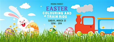 Easter Coloring and train ride