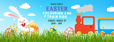 Easter Coloring and train ride primary image