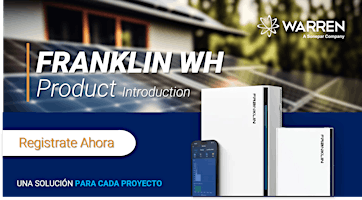Imagem principal do evento Franklin WH Product Introduction