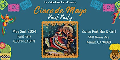 Image principale de Celebrate Cinco De Mayo at our festive Paint Party!