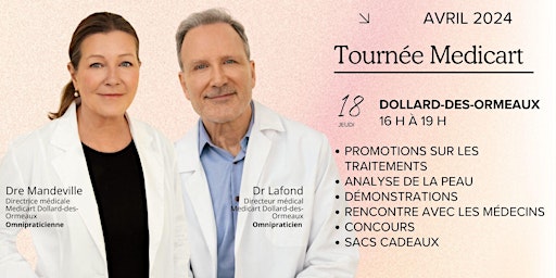 Imagem principal do evento Tournée Medicart - Dollard-des-Ormeaux