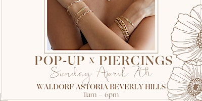 Pop-Up x Piercings with Baby Gold primary image