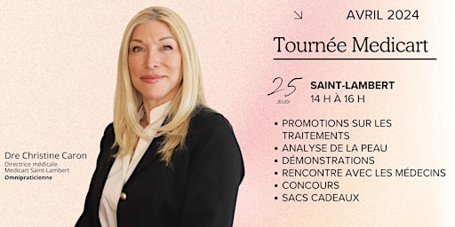 Imagem principal do evento Tournée Medicart - Saint-Lambert