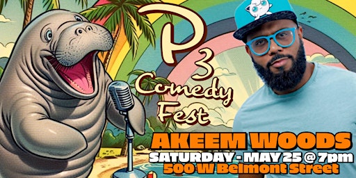 Imagem principal do evento P3 Comedy Fest presents AKEEM WOODS