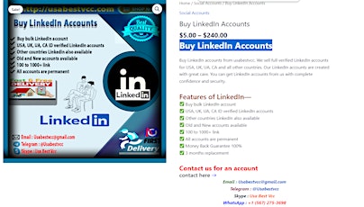 Buying Aged LinkedIn Accounts Elevate Your Professional ...