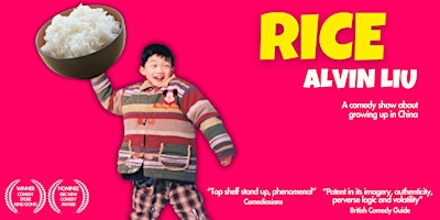 Rice - Alvin Liu - Comedy Show at the Edinburgh Fringe primary image