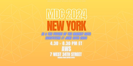 Market Data in the Cloud NY 2024 primary image