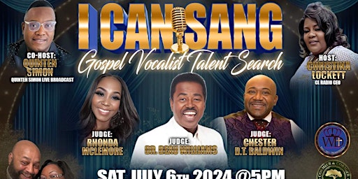 Imagem principal do evento I CAN SANG Gospel Vocalist Talent Search