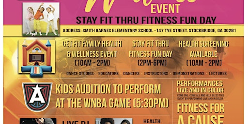 Imagem principal do evento Get Fit Family Health & Wellness/Stay Fit Thru Fitness Fun Day...