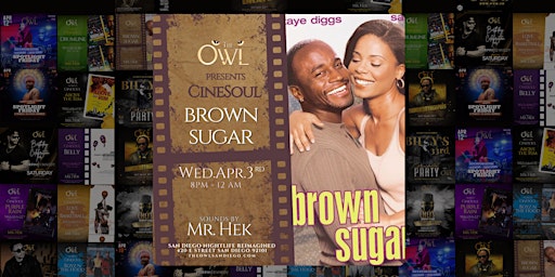 Primaire afbeelding van CineSoul Night:  Brown Sugar with DJ Hek