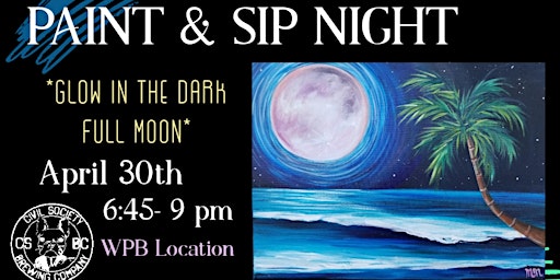 Imagem principal do evento Full Moon Paint Night