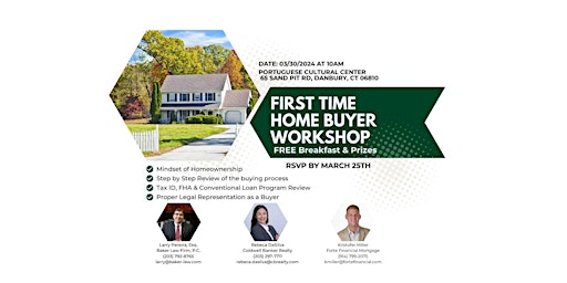 Imagem principal do evento First Time Home Buyer Workshop
