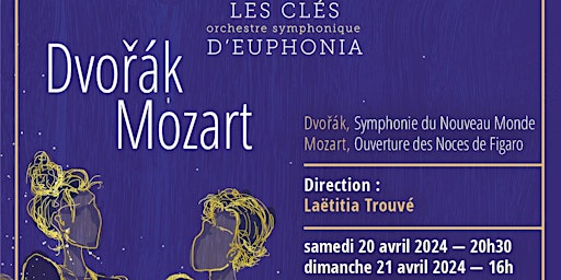 Concerts les Clés d'Euphonia - Vincennes - 20, 21 avril 2024 primary image