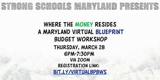 Virtual Blueprint Budget Workshop for Maryland primary image