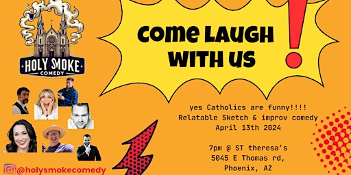 Imagem principal de Holy Smoke Catholic Comedy Night