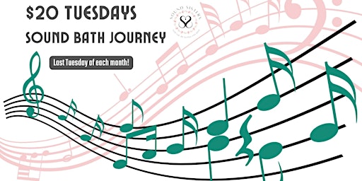 Primaire afbeelding van $20 Tuesday Sound Bath Journey