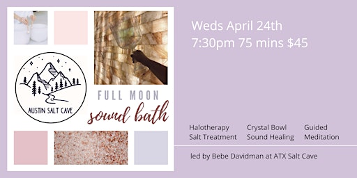 Image principale de Full Moon Salty Sound Bath