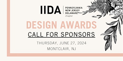 Imagen principal de 19th Annual IIDA PANJDE Chapter Design Awards - Sponsorships