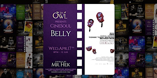 CineSoul Night:  Belly with DJ Hek primary image