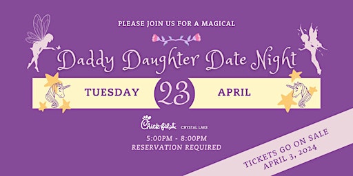 Imagem principal do evento 2024 Daddy-Daughter Date Night