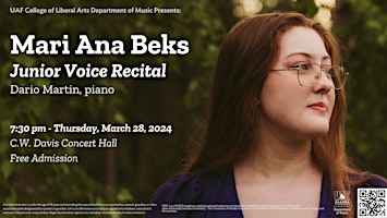 Primaire afbeelding van Mari Ana Beks, Junior Voice Recital