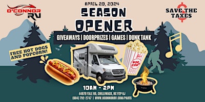 Image principale de Season Opener O'Connor RV Parts