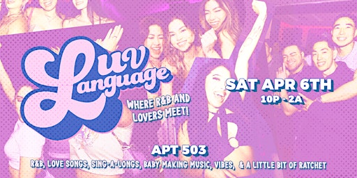 Luv Language Party: A Modern R&B Rooftop Vibe! primary image