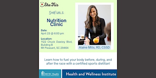 Immagine principale di She Fuels: Nutrition Clinic 