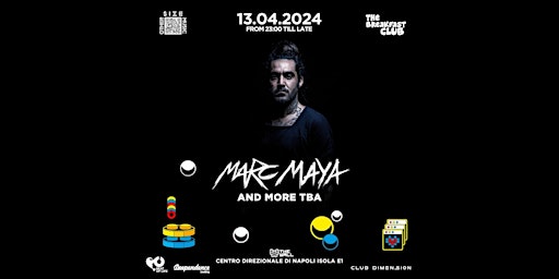 Imagem principal do evento MARC MAYA and more TBA at TheWall Club Napoli