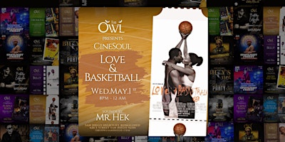 CineSoul Night:  Love & Basketball with DJ Hek primary image