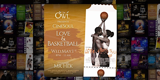 CineSoul Night:  Love & Basketball with DJ Hek primary image