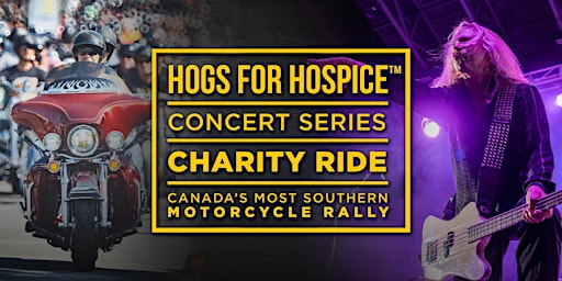 Imagem principal de 2024 HOGS FOR HOSPICE - Motorcycle Rally - Concerts - Charity Ride
