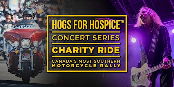 2024 HOGS FOR HOSPICE - Motorcycle Rally - Concerts - Charity Ride