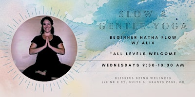 Imagem principal de Slow & Gentle Yoga w/Alix