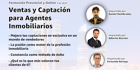 Formación en ventas y captación para agentes inmobiliarios