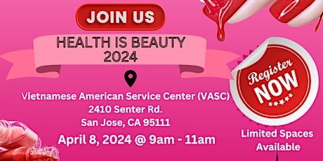 Health is Beauty 2024 Workshop (nail salon industry)