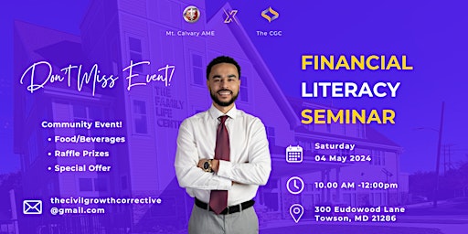 Image principale de Financial Literacy Seminar "Round 2"